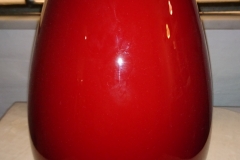 h 26 cm rød vase i changerende farve kr. 550,00