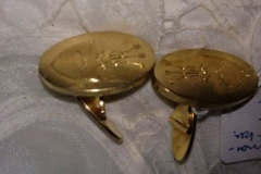 par guld manchetknapper 20 gr. 14 karat kr. 3.000,00
